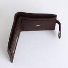 Портмоне мужское на магните, коричневое - Фото 4