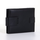 Портмоне мужское на магните, чёрное - Фото 7