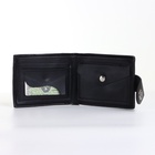Портмоне мужское на магните, чёрное - Фото 3