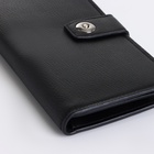 Портмоне мужское, на магните, чёрное - Фото 4
