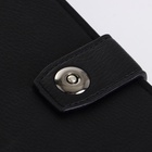 Портмоне мужское, на магните, чёрное - Фото 6