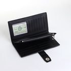 Портмоне мужское, на магните, чёрное - Фото 3