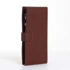 Портмоне мужское, на магните, три отделения, коричневое - Фото 6