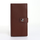 Портмоне мужское, на магните, три отделения, коричневое - Фото 7