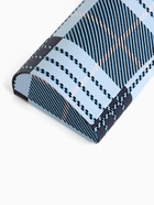 Футляр для очков на магните, в клетку, размер 16×6×3.3 см, голубой - Фото 3