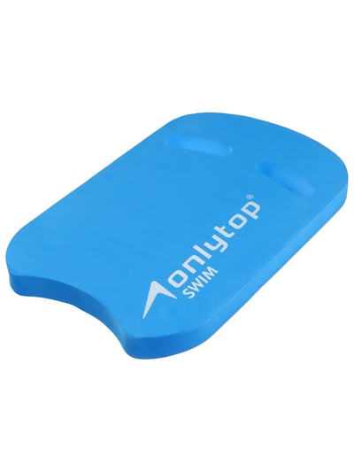 Доска для плавания ONLYTOP, 44×28×3.3 см, цвет голубой