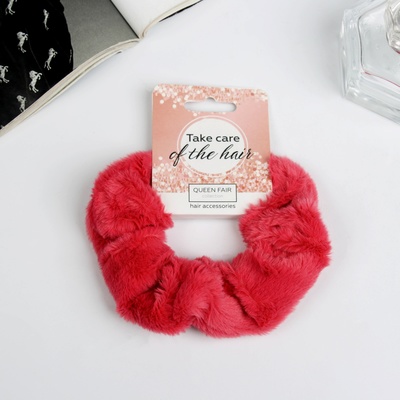 Резинка для волос «Орбита», нежность, 9 см, розовая