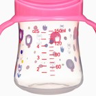 Бутылочка для кормления Крошка Я, широкое горло, Ø50 мм, от 0 мес., 150 мл, розовый - Фото 5