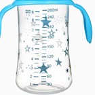 Бутылочка для кормления Крошка Я, широкое горло, Ø50 мм, от 3 мес., 260 мл, голубой - Фото 6