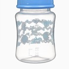 Бутылочка для кормления M&B, широкое горло, Ø50 мм, от 0 мес.,180 мл., голубой - Фото 5