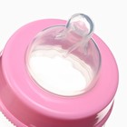 Бутылочка для кормления M&B, широкое горло, Ø50 мм, от 0 мес.,180 мл., розовый - Фото 6