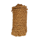 Канат кокосовый, кручёный, диаметр 12 мм, бухта 20 м, Greengo - фото 25570089
