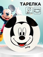 Тарелка плоская детская «Mickey», 20 см, керамика, Микки Маус - Фото 1
