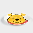 Тарелка плоская детская «Медвежонок Винни», 20 см, керамика, Медвежонок Винни и его друзья - фото 119105367