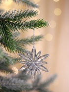 Ёлочные игрушки 3 шт. «Зимнее волшебство. Снежинка сияние» пластик, 6х6 см, прозрачный 10514254