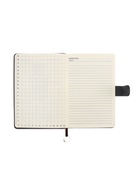 Ежедневник недатированный А5, 140 листов в клетку, кожзам, с ручкой, в подарочной коробке, серый - Фото 13