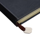 Ежедневник недатированный А5, 140 листов в клетку, кожзам, с ручкой, в подарочной коробке, серый - Фото 4