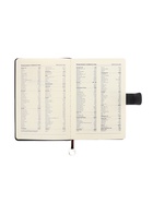 Ежедневник недатированный А5, 140 листов в клетку, кожзам, с ручкой, в подарочной коробке, серый - Фото 10