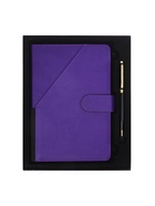 Ежедневник недатированный, А5, 140 листов, в клетку, кожзам, в подарочной коробке, фиолетовый - Фото 1