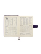 Ежедневник недатированный, А5, 140 листов, в клетку, кожзам, в подарочной коробке, фиолетовый - Фото 11