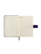 Ежедневник недатированный, А5, 140 листов, в клетку, кожзам, в подарочной коробке, фиолетовый - Фото 13