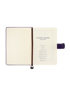 Ежедневник недатированный, А5, 140 листов, в клетку, кожзам, в подарочной коробке, фиолетовый - Фото 9