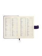 Ежедневник недатированный, А5, 140 листов, в клетку, кожзам, в подарочной коробке, фиолетовый - Фото 10