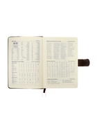 Ежедневник недатированный А5, 140 листов в клетку, кожзам, с ручкой, в подарочной коробке, коричневый - Фото 11