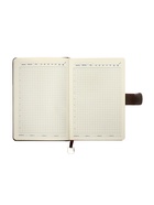 Ежедневник недатированный А5, 140 листов в клетку, кожзам, с ручкой, в подарочной коробке, коричневый - Фото 14