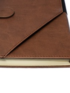 Ежедневник недатированный А5, 140 листов в клетку, кожзам, с ручкой, в подарочной коробке, коричневый - Фото 8