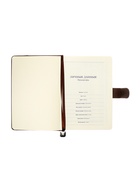 Ежедневник недатированный А5, 140 листов в клетку, кожзам, с ручкой, в подарочной коробке, коричневый - Фото 9