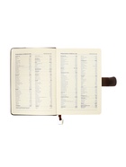 Ежедневник недатированный А5, 140 листов в клетку, кожзам, с ручкой, в подарочной коробке, коричневый - Фото 10