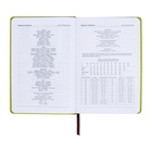 Ежедневник недатированный А5, с хлястиком, 140 листов, в клетку, кожзам, зеленый 10536938