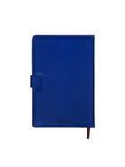 Ежедневник недатированный А5, с хлястиком, 140 листов, в клетку, кожзам, синий 10536945