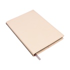 Ежедневник недатированный «Бизнес», А5, в клетку, 128 листов, обложка кожзам, с боковой закладкой, бежевый - фото 60041710