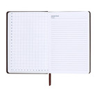 Ежедневник недатированный, А5, 140л, клетка, обл.кожзам, Стиль, синий - Фото 9