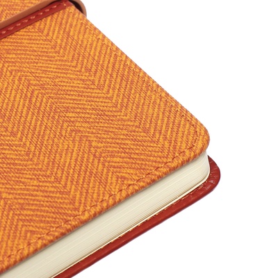 Ежедневник недатированный «Узоры», А5, в клетку, с хлястиком, 128 листов, обложка кожзам, коричневый