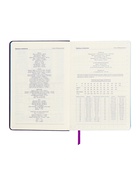 Ежедневник недатированный A5, 140 листов, искусственная кожа, на резинке, синий срез, фиолетовый - Фото 12