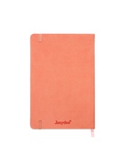 Ежедневник недатированный A5, 140 листов в клетку, на резинке, кожзам, бирюзовый срез, персиковый 10536972