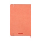 Ежедневник недатированный A5, 140 листов в клетку, на резинке, кожзам, бирюзовый срез, персиковый 10536972