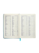 Ежедневник недатированный А5, 140 листов, искусственная кожа, на резинке, жёлтый срез, синий - Фото 12