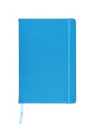 Ежедневник недатированный А5, 140 листов, искусственная кожа, на резинке, жёлтый срез, синий - Фото 18