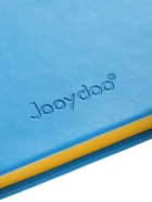 Ежедневник недатированный А5, 140 листов, искусственная кожа, на резинке, жёлтый срез, синий 10536973