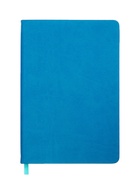 Ежедневник недатированный А5, 140 листов, искусственная кожа, на резинке, жёлтый срез, синий - Фото 7