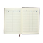 Ежедневник полудатированный «Крокодил», А5, 192 листа, с линейкой, обложка из искусственной кожи, золотой срез, чёрный - Фото 15