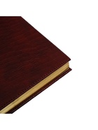 Ежедневник полудатированный «Крокодил», А5, 192 листа, с линейкой, обложка из искусственной кожи, золотой срез, коричневый - Фото 9