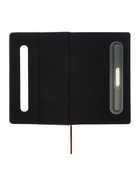 Ежедневник недатированный A5, 96 листов, с держателем для телефона/планшета/ручки, серый - Фото 8