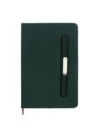 Ежедневник недатированный A5, 96 листов, с держателем для телефона/планшета/ручки, зелёный - Фото 4