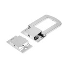 Замок-защелка на ящик ZM01, 4,3х3,2 см, цвет хром, 4 шт TMP - фото 808588439