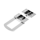 Замок-защелка на ящик ZM01, 4,3х3,2 см, цвет хром, 4 шт TMP - фото 808588440